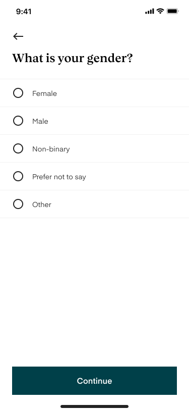 What is your gender?